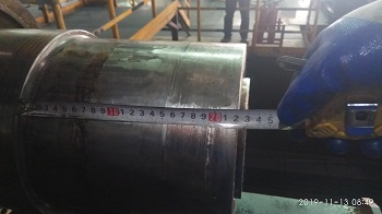 鋁業(yè)公司漲軸軸承位磨損在線修復(fù)