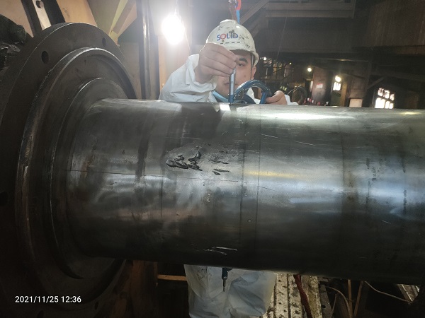 265m2燒結機主軸磨損在線可以